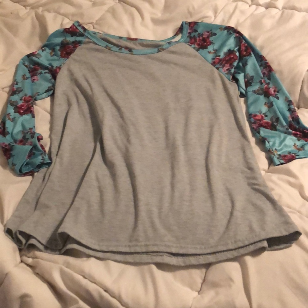 Floral Baseball Shirt